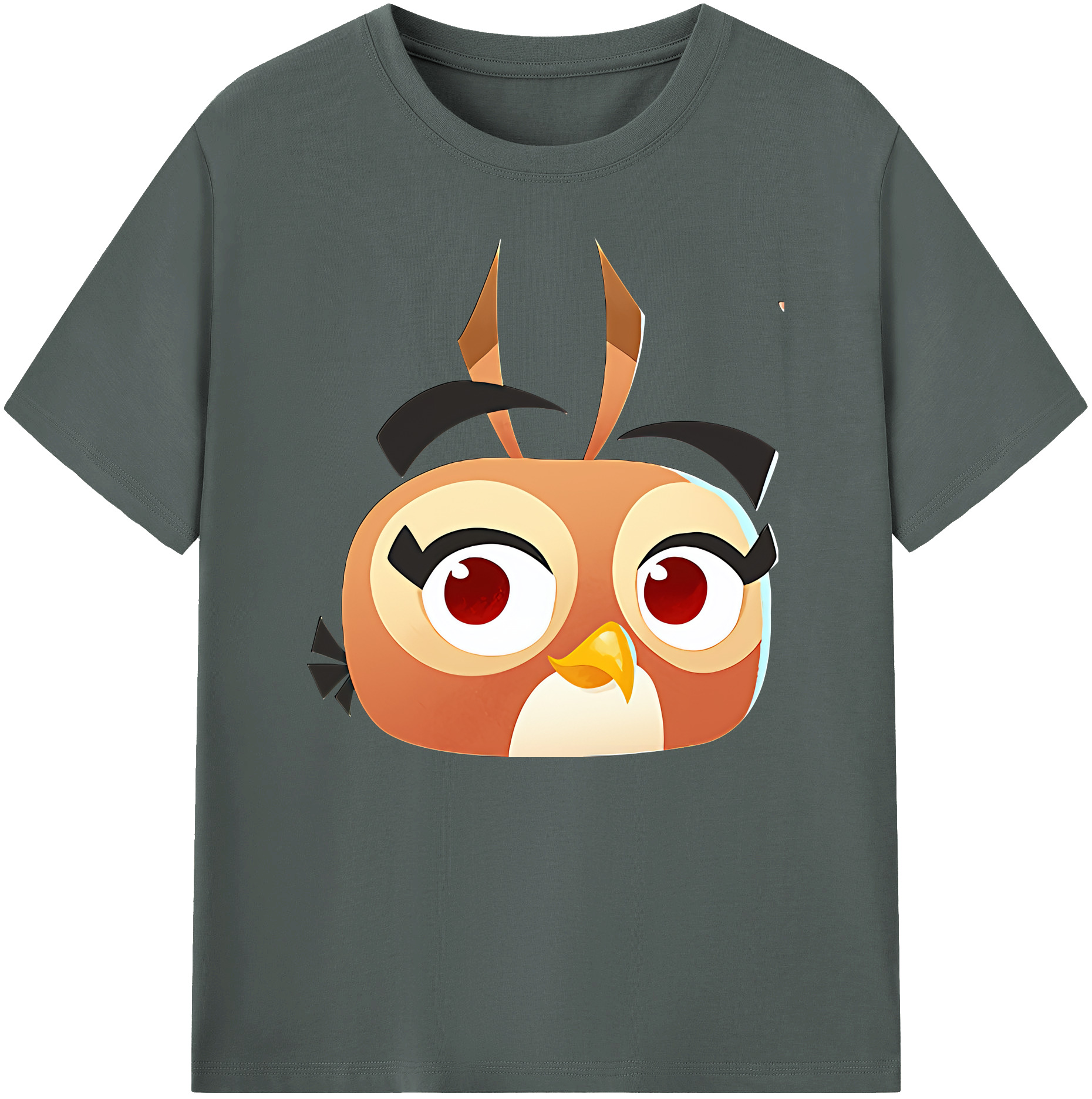 （画像用） Angry Birds アングリーバード 綿100％ メンズ半袖Tシャツ｜肌触りやわらか＆通気性